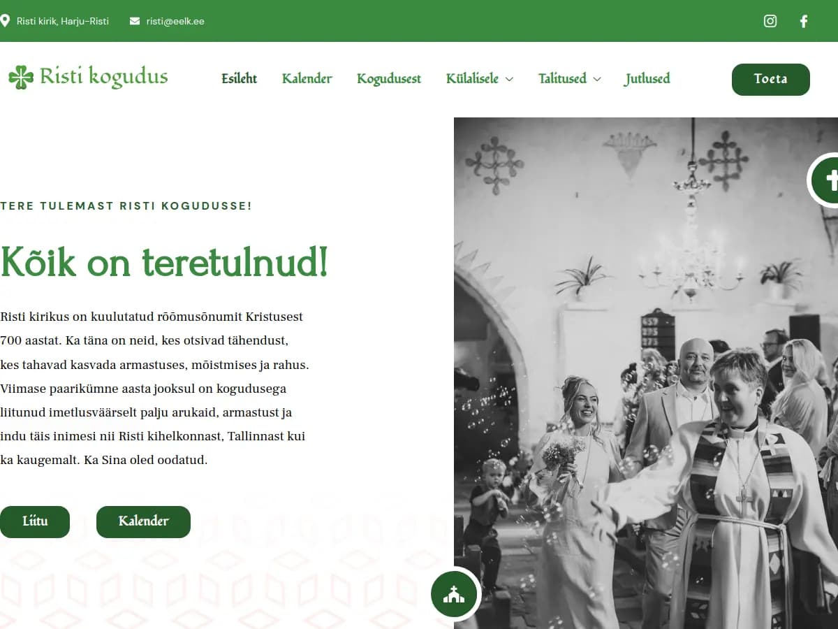 Risti Kirik website